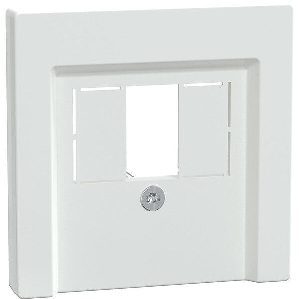 Merten Zentralplatte aws/gl für Anschlussdose 296025